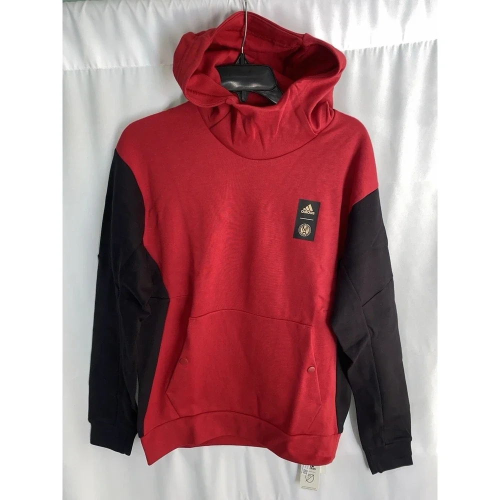 NWT Adidas Atlanta United FC Travel Hoodie Sweatshirt MLS Soccer Mens Small